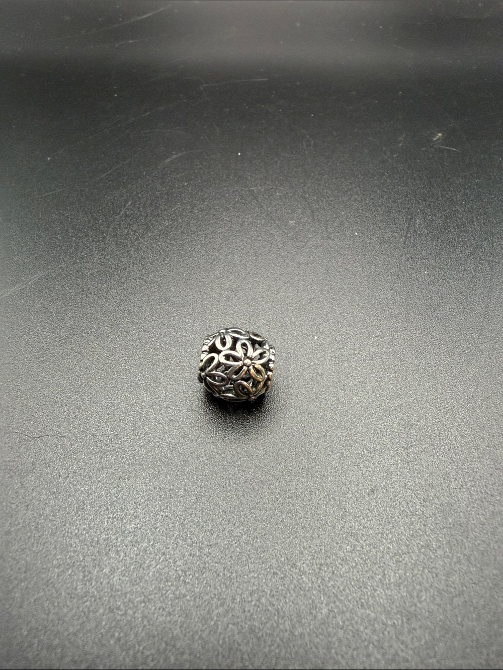Pandora Openwork Wildflower Bead Charm